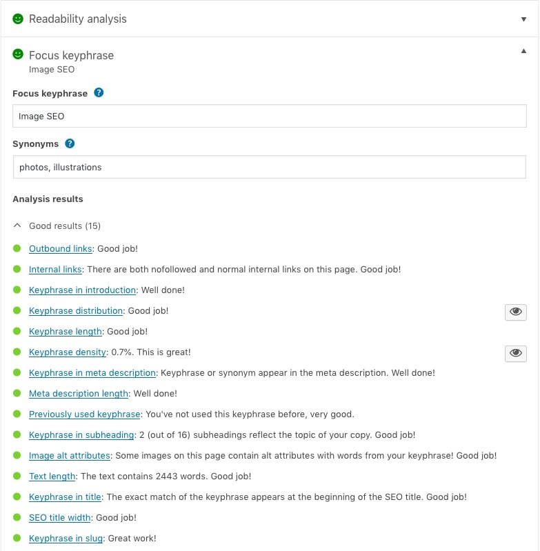 new feedback yoast seo 9.0